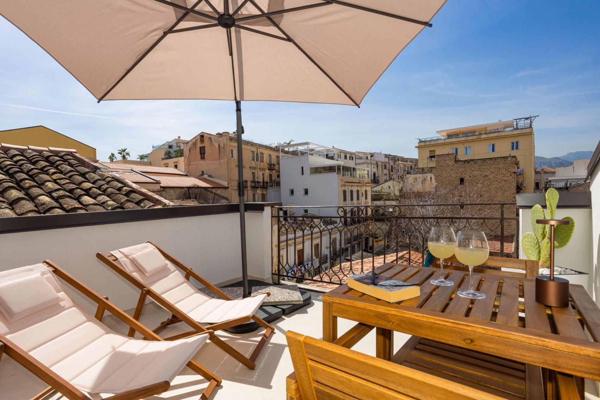 Le Terrazze Dei Candelai "Boutique Apartments" Palermo Habitación foto